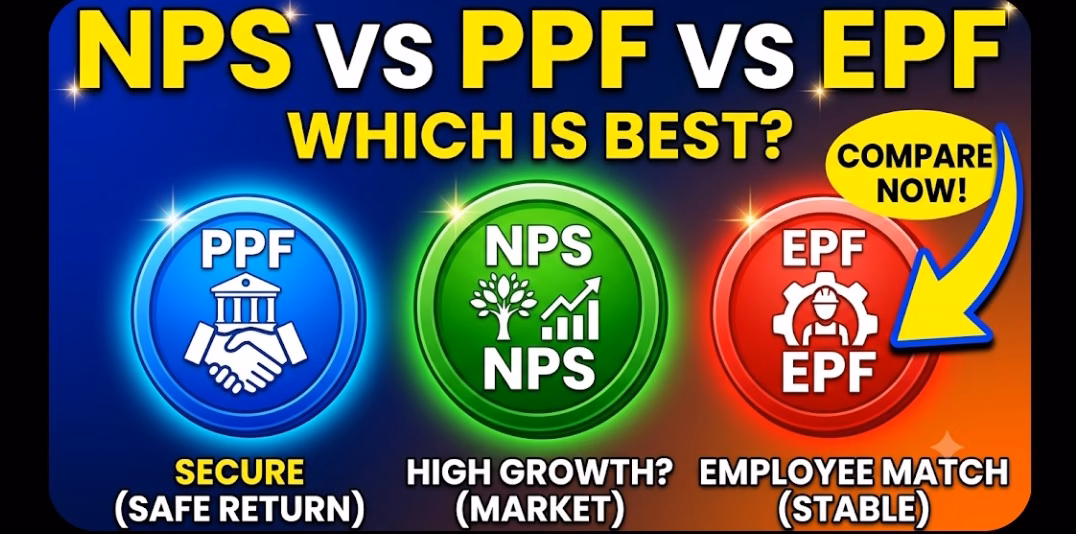 NPS vs PPF vs EPF: Best Retirement Plan in India 1 NPS vs PPF vs EPF: Best Retirement Plan in India